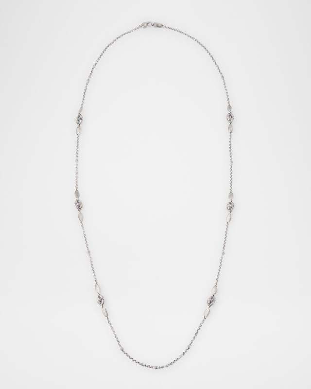 Kyma Amethyst, Quartz and Swiss Topaz Necklace